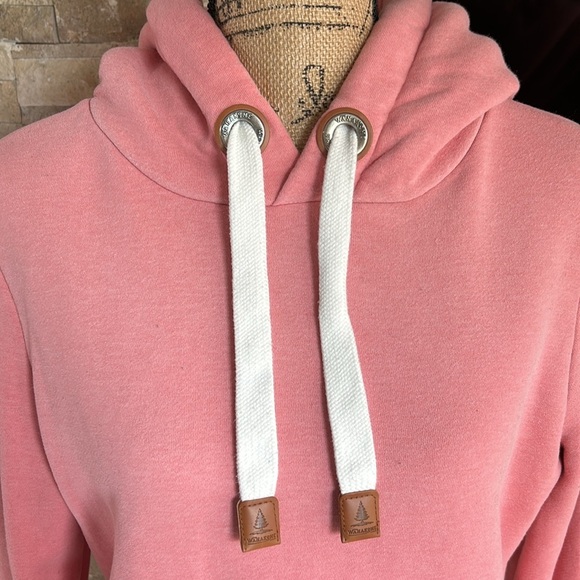 Wanakome Cassy Punch pullover hoodie brush french terry interior kangaroo pocket - Picture 4 of 16